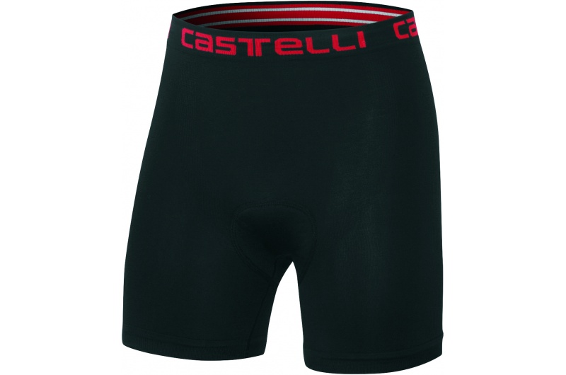 CASTELLI funkční pánské  boxerky Seamless s vložkou černá 