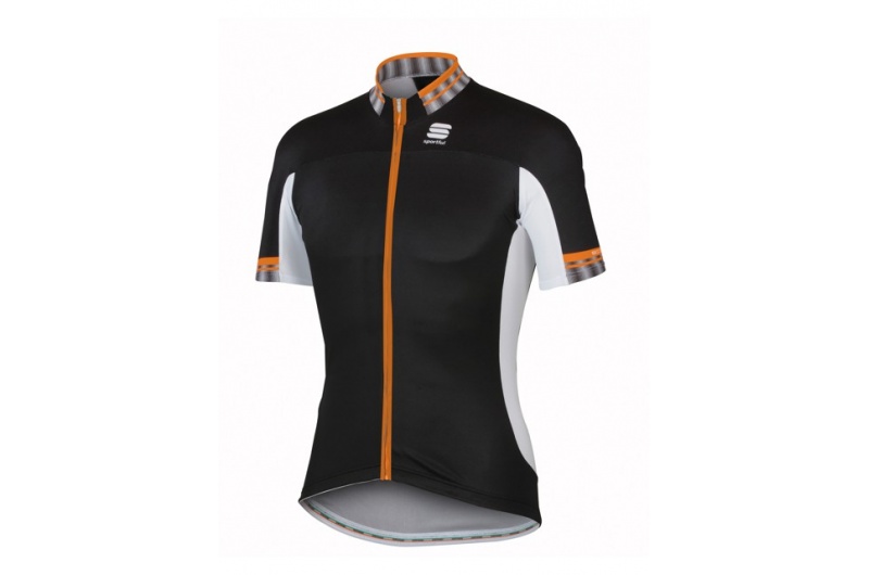 SPORTFUL dres krátký rukáv Sportful Body Fit Team 12 černá-oranž