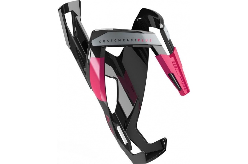 Elite košík custom race plus lesklý černý/růžový