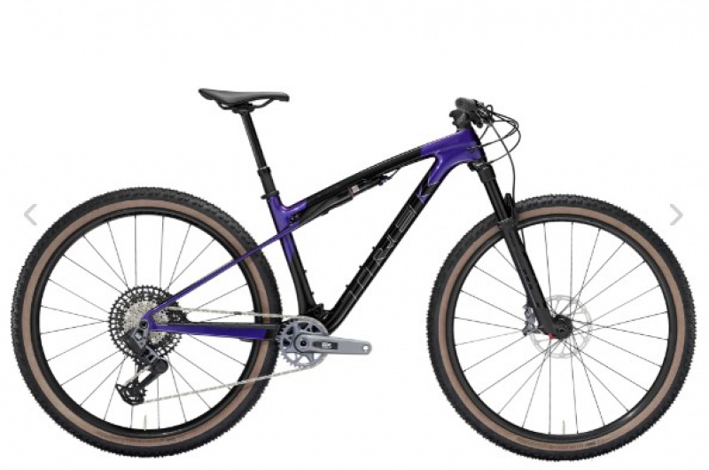 TREK horské kolo Supercaliber SL 9.7 GX AXS T-Type Gen 2 2025 Carbon Smoke/Purple