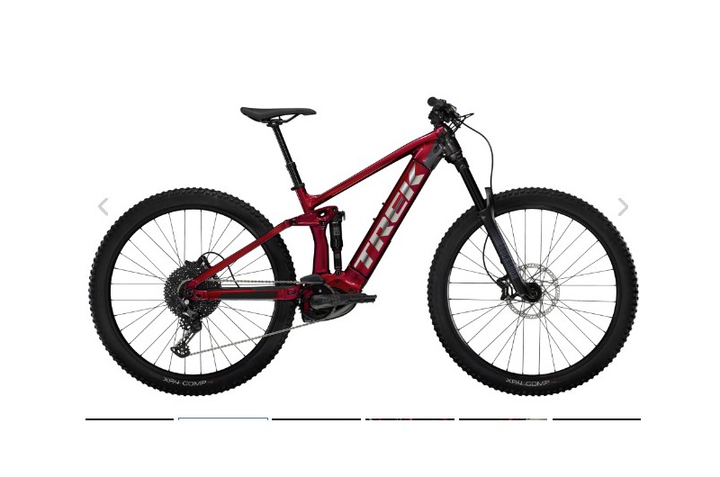 TREK Rail 5 500W Gen 3 Rage Red