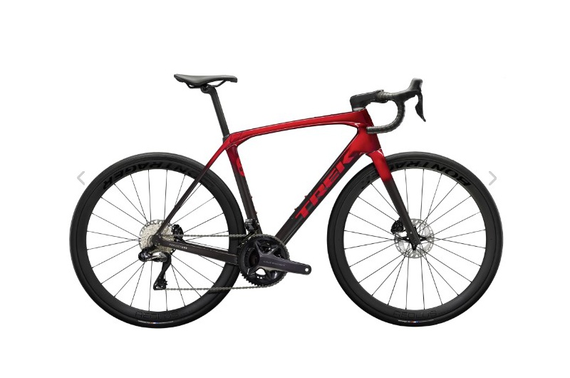 TREK Domane SLR 7 Gen 4 Metallic Red Smoke to Red Carbon Smoke